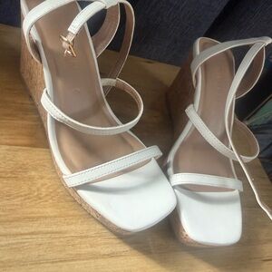 Primark Cream Wedge Sandals